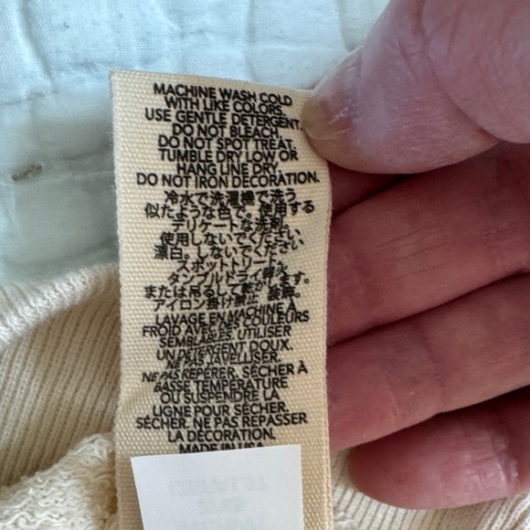 NWT Anthropologie The Great Slouch sweatshirt Golden State embroidery size Large - Picture 11 of 11